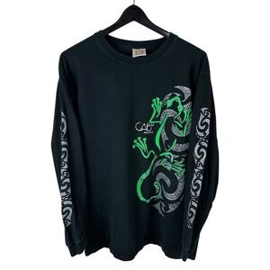 Vintage 90s Yacht Club Cabo Mexico Long Sleeve Tourist Shirt Size L